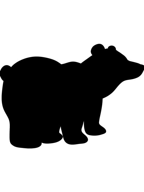 Bear Stencils - Free Printable