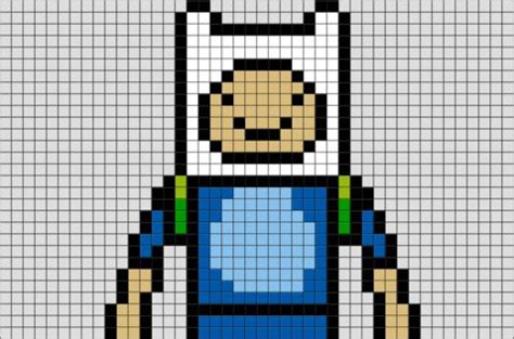 Finn Pixel Art | Pixel art, Lego art, Art