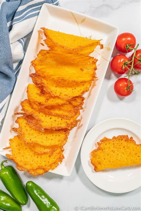 Crispy Keto Cheese Taco Shells - Low Carb Taco Shells