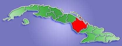 Camagüey Province Map, Cuba