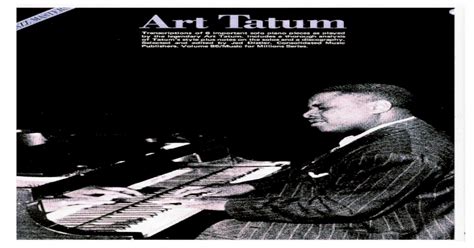 Art Tatum Piano Solos - Piano Masters - [PDF Document]