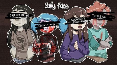 SALLY FACE - MEMY | Sally face game, Face characters, Sally man