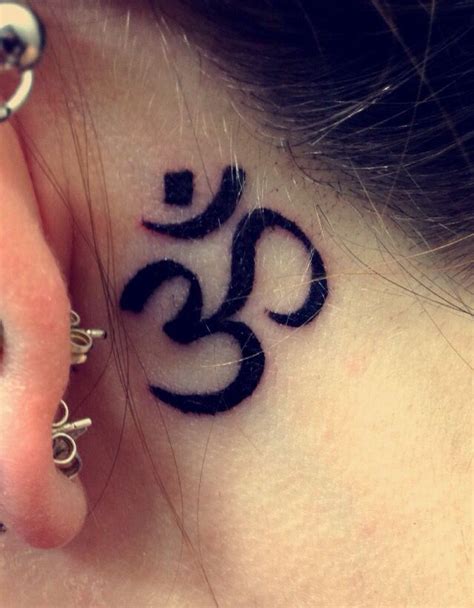 My third tattoo, an om or aum | Om tattoo design, Top tattoos, Body art ...