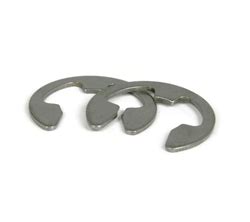 Stainless Steel Retaining Rings | E Style Retaining Rings by Rotor Clip