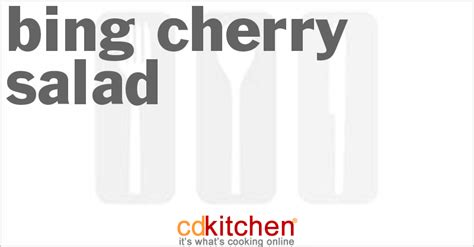 Bing Cherry Salad Recipe | CDKitchen.com