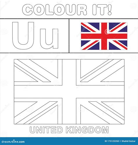 British Flag Coloring Page