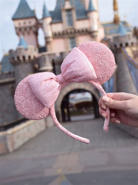 Millennial Pink Minnie Ears Available at Disneyland for a Limited Time ...