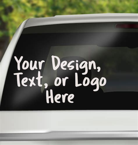 Custom Window Decal Read Item Details Discount for | Etsy