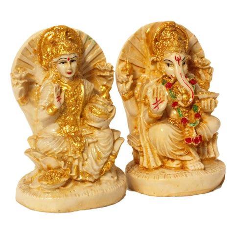 Lakshmi Ganesh Idols Manufacturers in Delhi Polyresin Laxmi Ganesh Murti