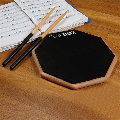 Clapbox Drum Practice Pad - 12 inches, Black (Practice pad only) - Buy Online in UAE. | Musical ...