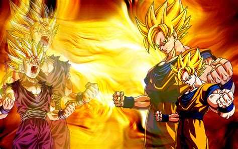 Goku & Gohan Wallpaper - Dragon Ball Z Wallpaper (35713333) - Fanpop