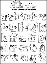 Coloring Alphabet Letters Printables sketch template