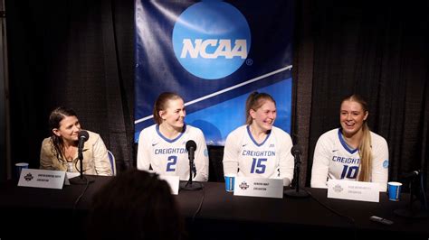 Full Creighton volleyball press conference after win over Minnesota in ...