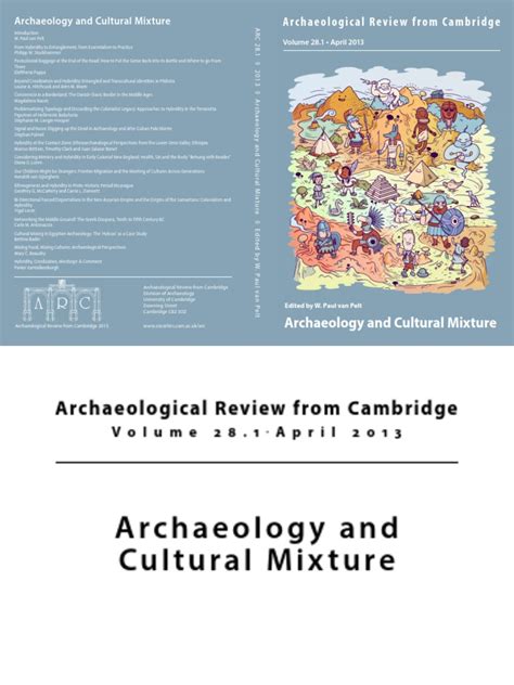 Van Pelt - Archaeology and Cultural Mixture | PDF | Philistines | Archaeology