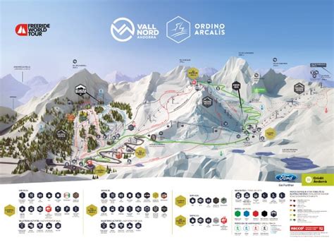 Vallnord Ski Trail Map Free Download