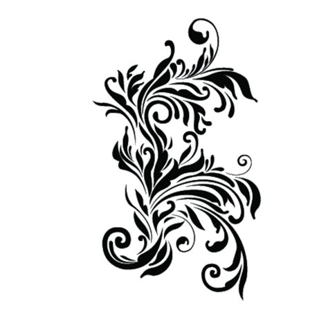 Vector Decorative Floral Design Free Vector Graphics