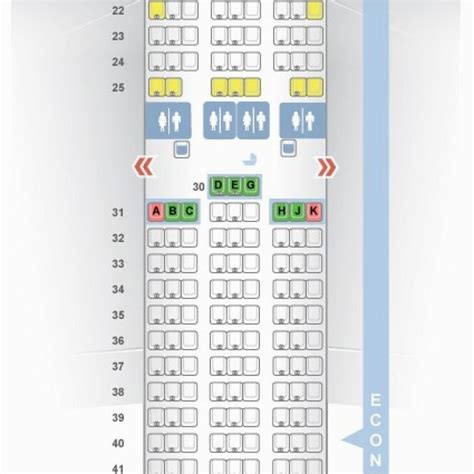 Boeing 777 Seat Map Air India - Boeing 777 300er Seating Chart Air ...