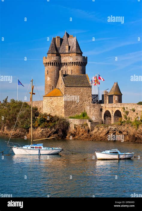 Tour Solidor, a medieval fortified tower in Saint-Malo, Brittany, France Stock Photo - Alamy