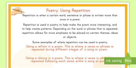 What is Repetition? | Repetition Examples | KS2 - Twinkl