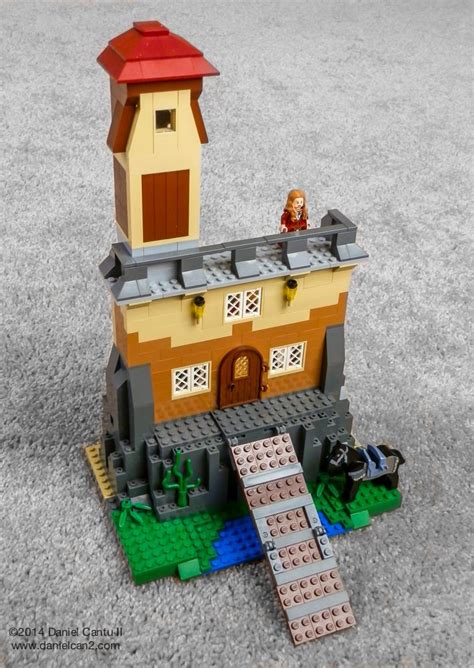 LEGO Fantasy Castle. This castle has a drawbridge, balcony, dining hall, dungeon, and moat ...