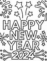 20 Free New Year Coloring Pages For 2024  Prudent Penny Pincher sketch template