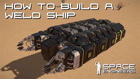 Space Engineers - How to Build an Atmospheric Weld Ship & Updating the Midas Blueprint. - YouTube