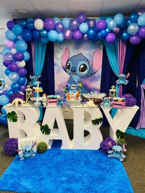 Pin by Ocleia Nogueira on Lilo e Stitch | Boy baby shower themes, Gender reveal baby shower ...