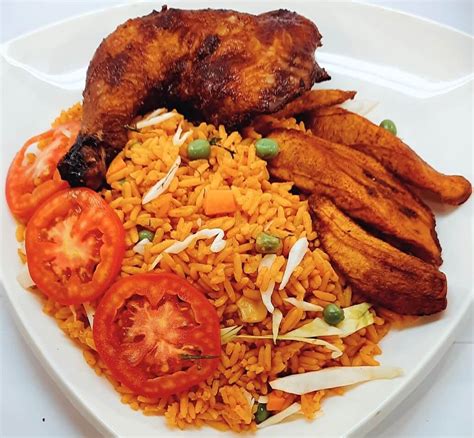 Jollof Rice, Chicken and Plantain – Citi Chef Fastfood