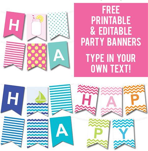 Easy DIY Party Banners – Craft Gossip