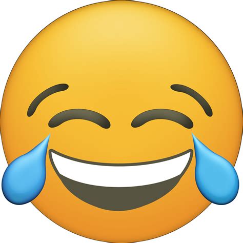 Cry Laughing Emoji PNG HD Isolated | PNG Mart