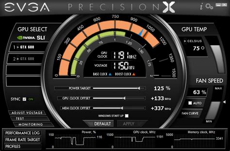 How to save profile evga precision x mobile - mnper