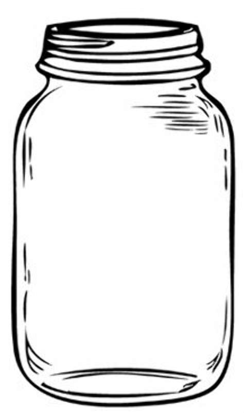 Download High Quality mason jar clipart drawing Transparent PNG Images ...