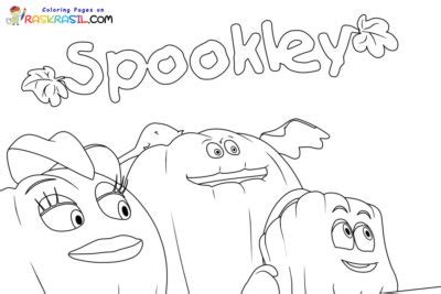 Spookley Coloring Pages