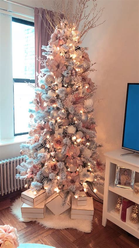 How To Update Your Holiday Decor With A Rose Gold Christmas Tree