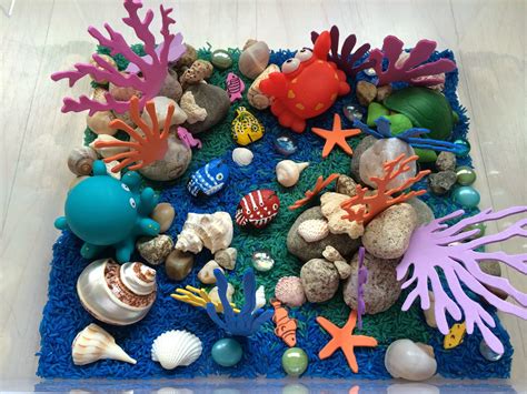 Creative Projects for Kids: Coral Reef Sensory Bin