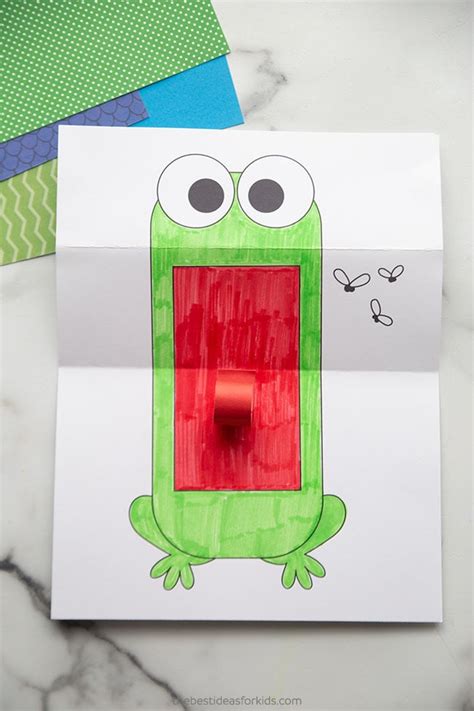 Frog Folding Surprise (Free Printable) - The Best Ideas for Kids