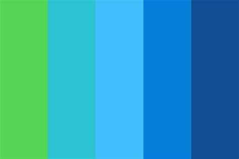 Microsoft Edge Logo Color Palette