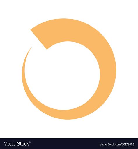 Loading circle flat style icon design Royalty Free Vector