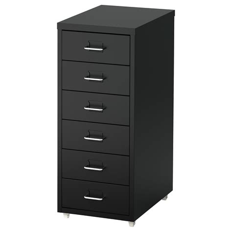 Drawer unit on casters, black, 11x27 1/8 " in 2019 | Drawer unit, Ikea shelving unit, Ikea dresser