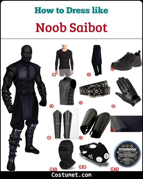 Noob Saibot (Mortal Kombat) Costume for Cosplay & Halloween