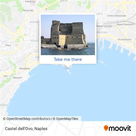 How to get to Castel dell'Ovo in Napoli by bus, train, metro or light rail?