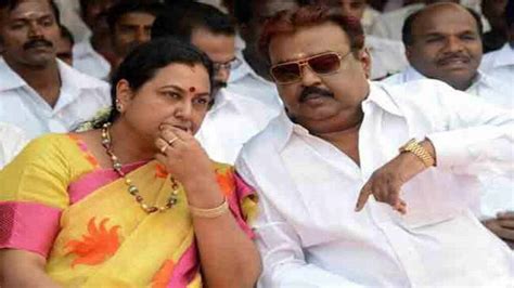 Who is Vijayakanth's Wife Premalatha? Vijayakanth Family and Children ...