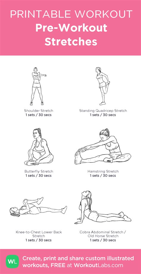 Pre-Workout Stretches | Pre workout stretches, After workout stretches, After workout