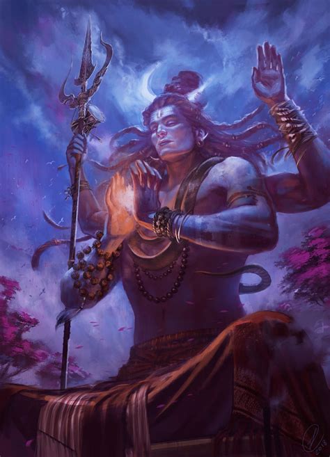 ¿QUIÉN ES SHIVA? | Shiva angry, Lord shiva painting, Shiva art