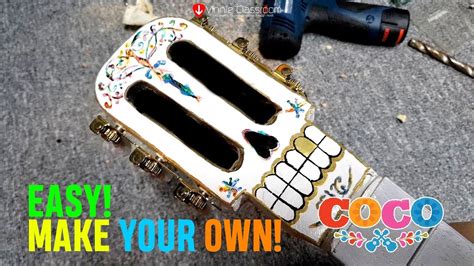 Making the Coco Guitar Replica (Full Tutorial) | Guitar Techniques and ...