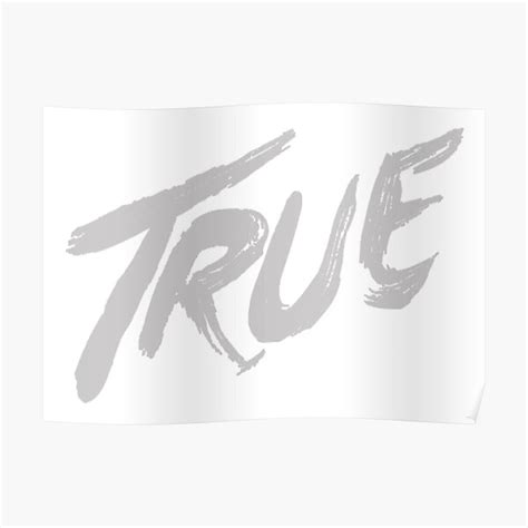 "True logo" Poster for Sale by ciferonagubi | Redbubble