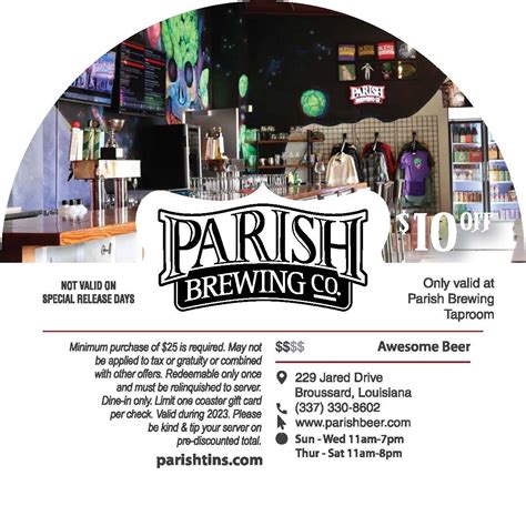 Parish Brewing Co. — Parish Tins