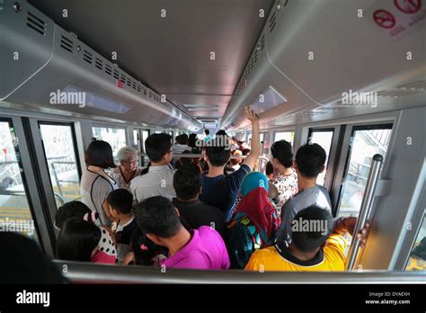 Ride inside the Penang hill train, Penang Malaysia Stock Photo - Alamy