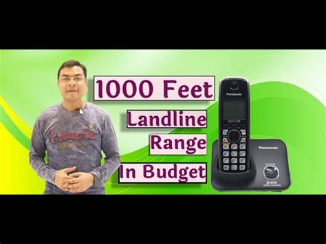 Panasonic Cordless Phone | Panasonic KX TG3711SX Cordless Landline Phone | Best landline phone ...