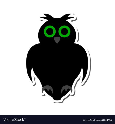 Halloween sticker Royalty Free Vector Image - VectorStock